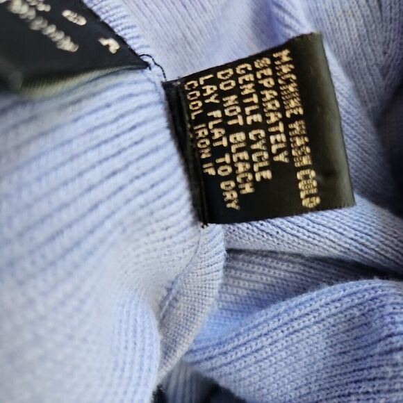 Tailor B Moss Women's Lg 2 Piece Lavender Sweater Vintage Hong Kong Flaw - Picture 8 of 15